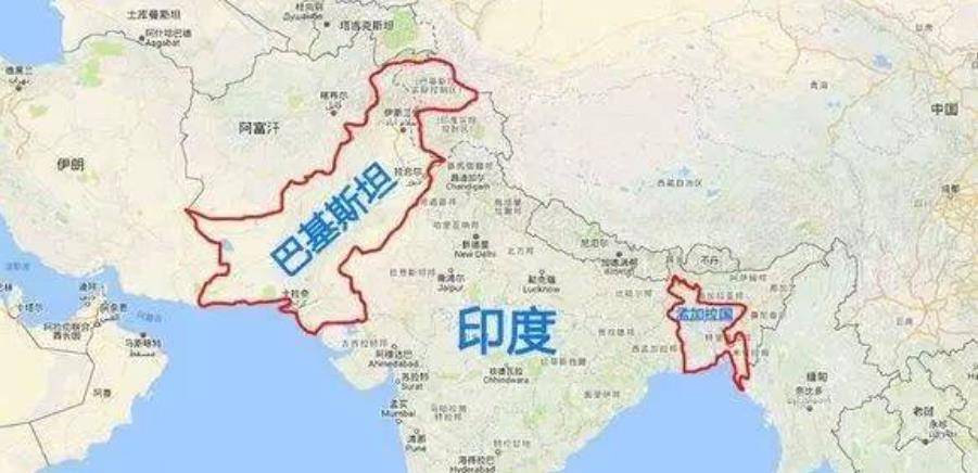 中东印巴航线图片