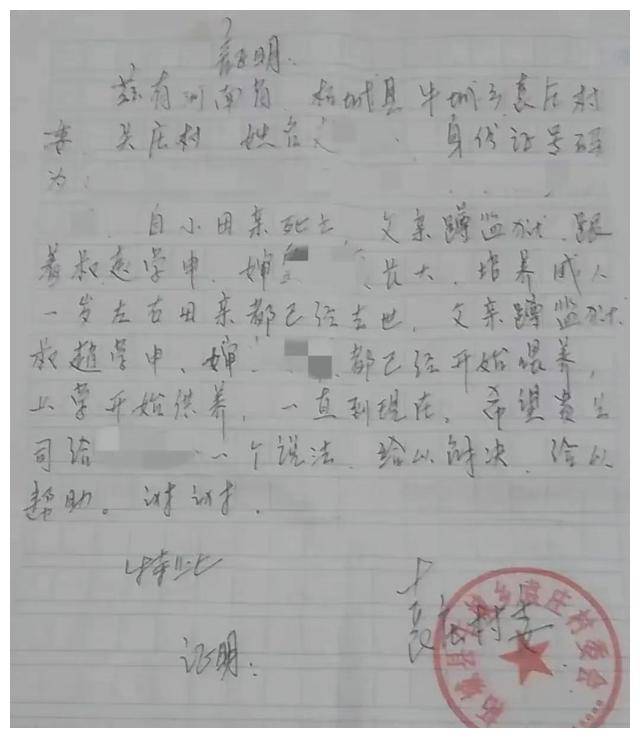 1992年的《收养法》不需要登记,特别是这种亲属之间的事实收养