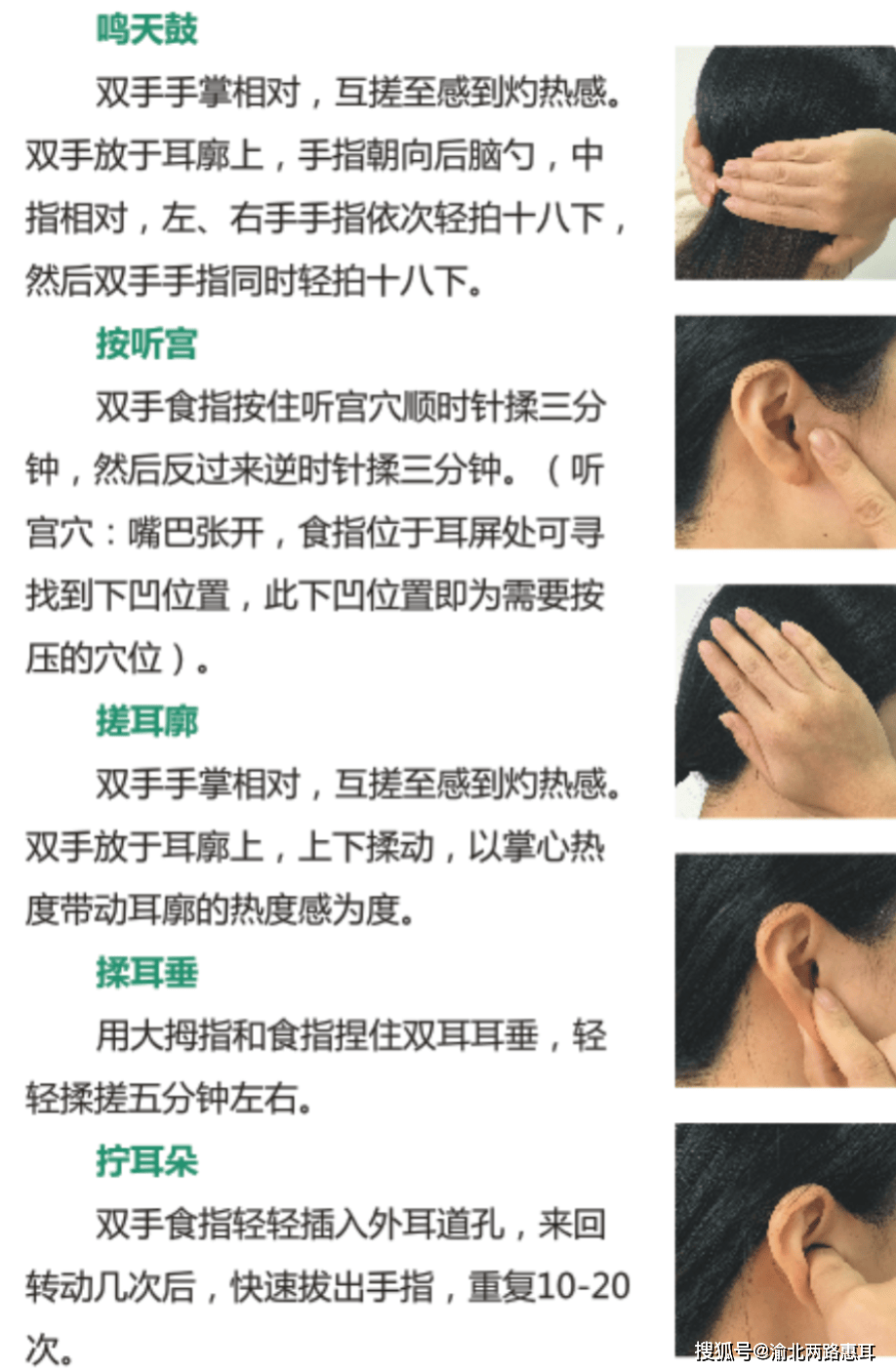 耳朵开窍保健操耳为肾之窍,内通于脑,是人体的听觉器官