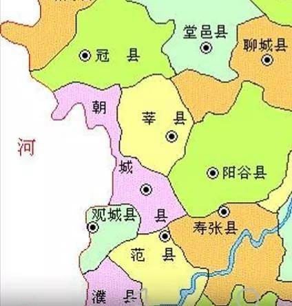 莘县古城镇地图图片