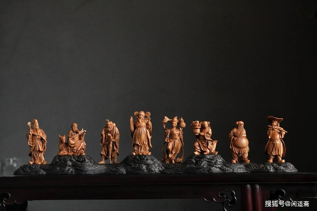 銅 細工 中国神話八仙過海 屏風 挿屏 茶台 文机 装飾品 工芸品