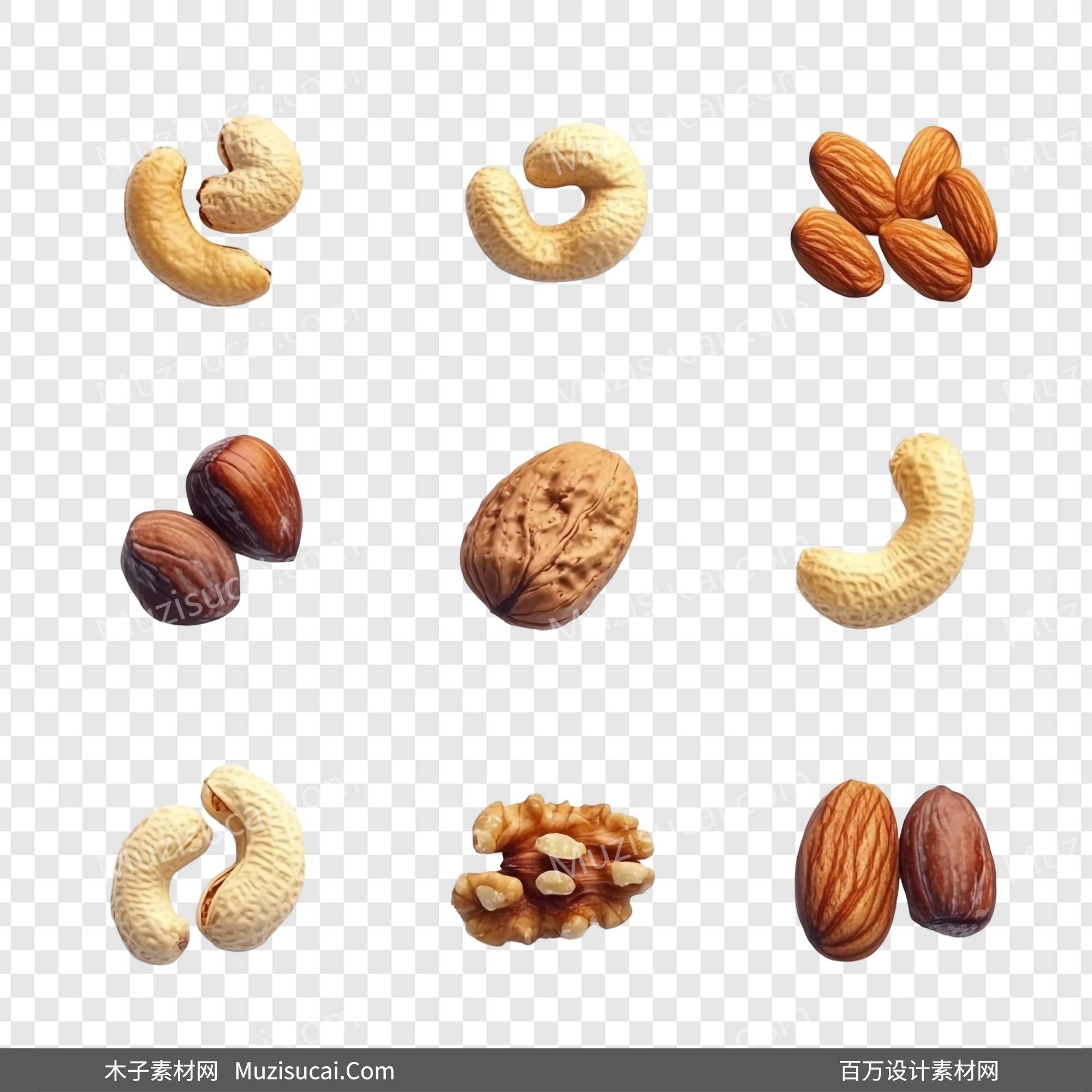 高品质免扣坚果素材大集合
