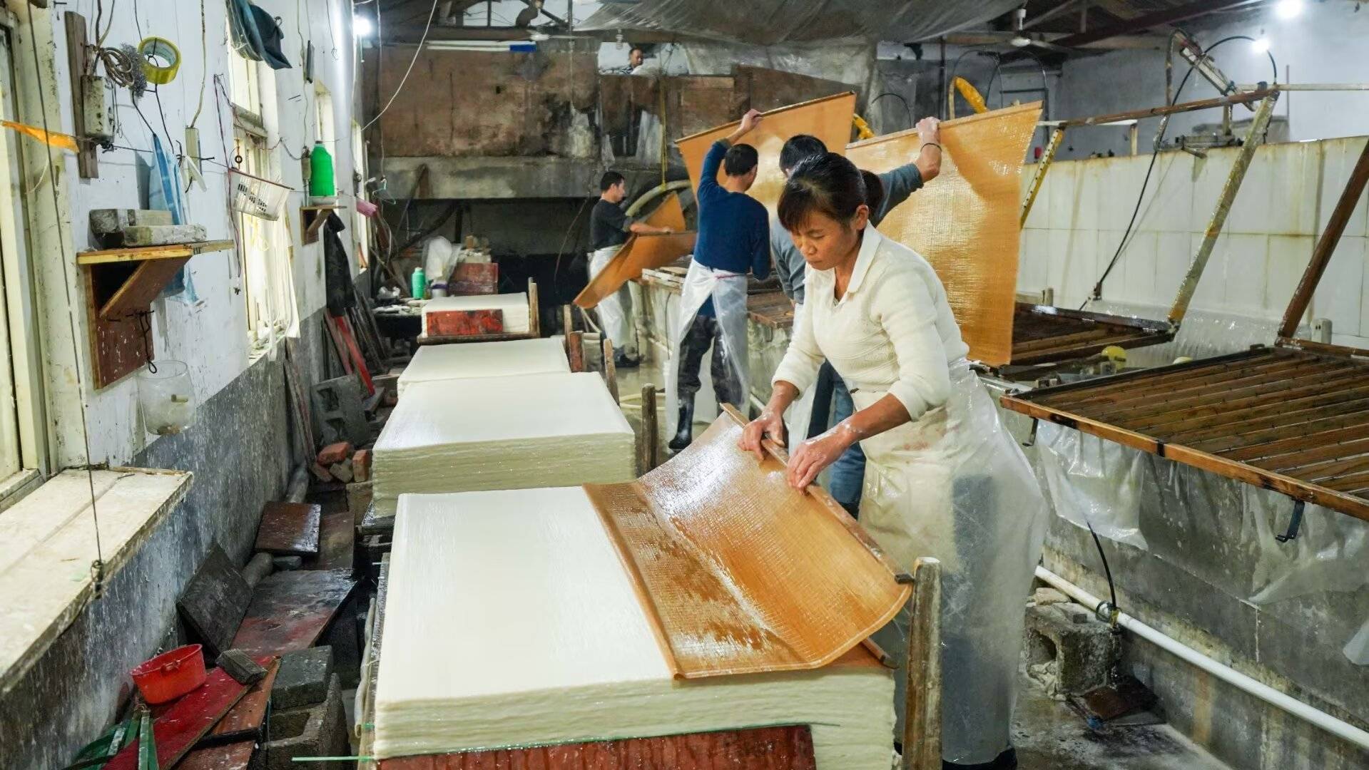 探秘安徽泾县宣纸手工作坊