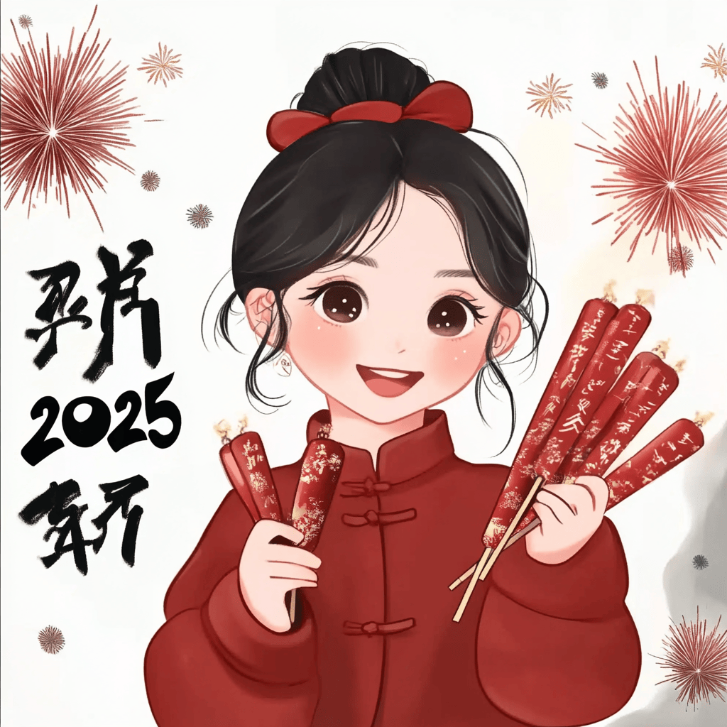 好事发生新年新气象,快来领取你的2025新年头像