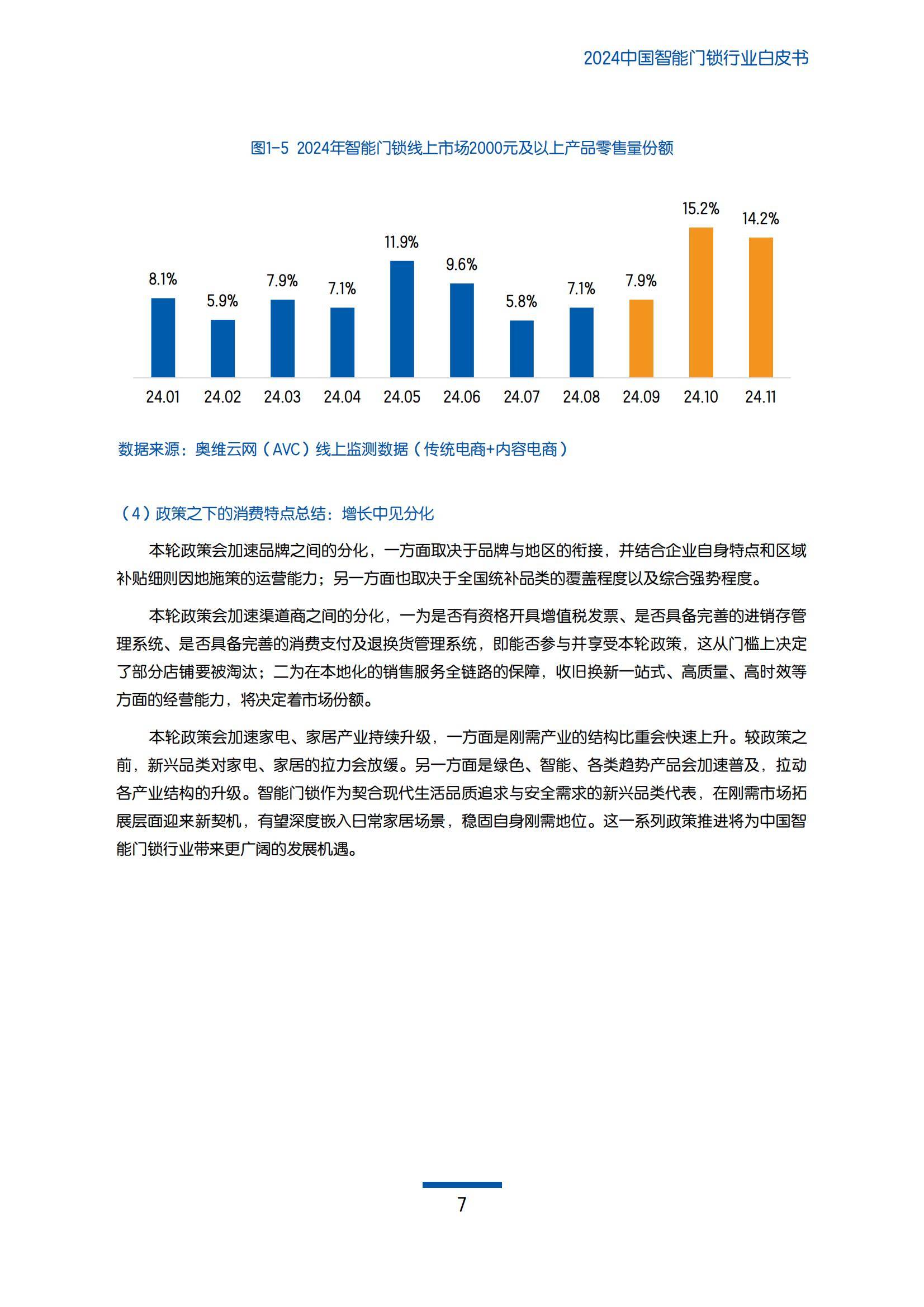 奥维云网：2024年智能门锁行业前景如何？中国智能门锁行业白皮书-报告智库