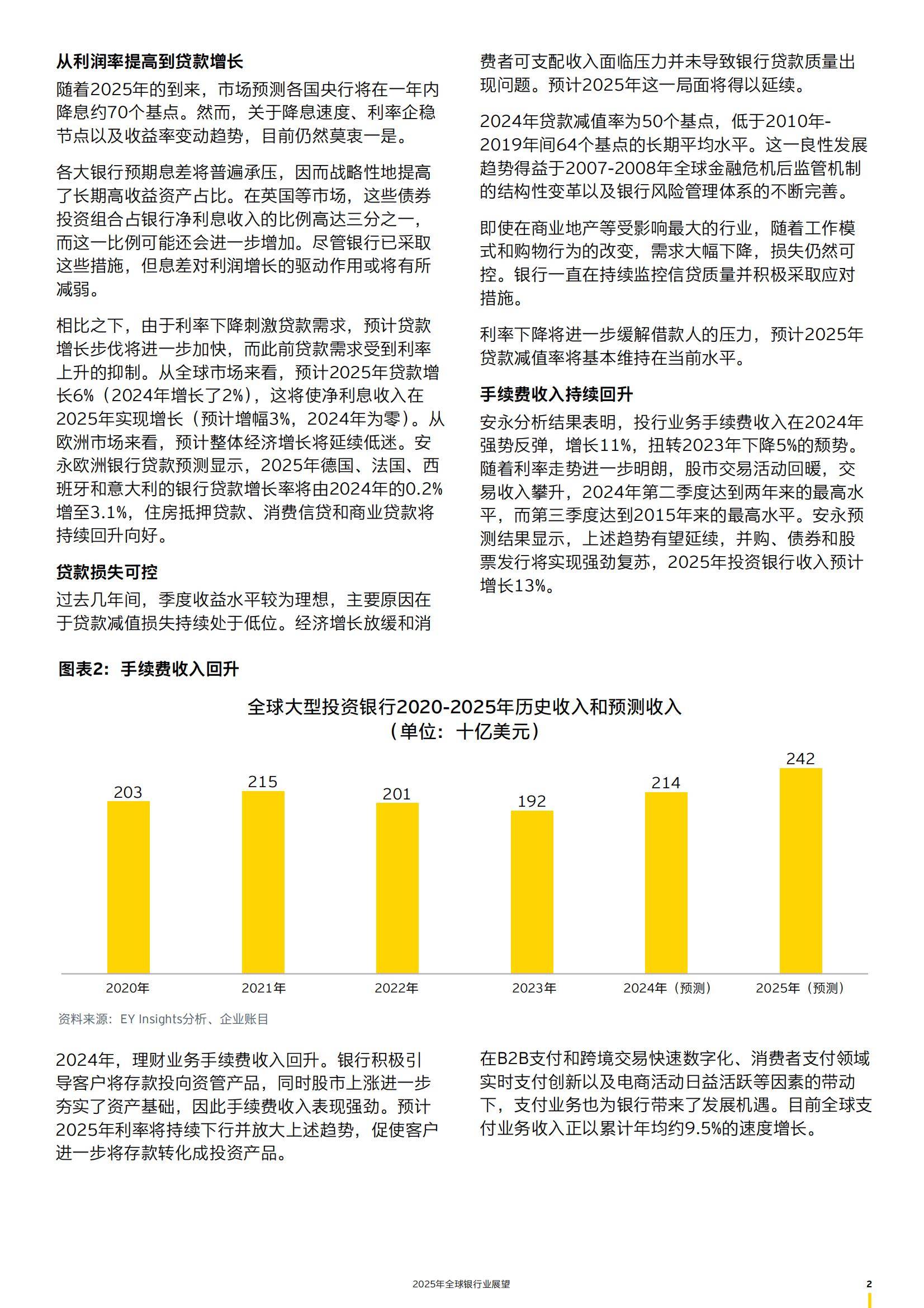 2025年全球银行业趋势分析报告，全球银行业转型趋势与新增长点-报告智库