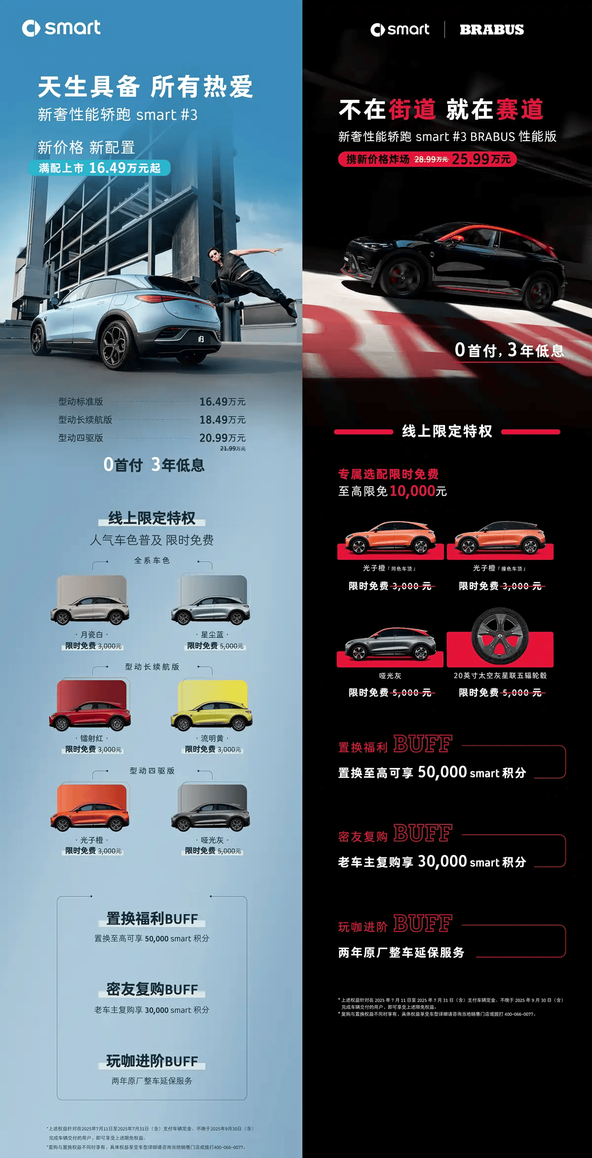 售价16.49-25.99万元 新款smart精灵#3正式上市_搜狐汽车_搜狐网