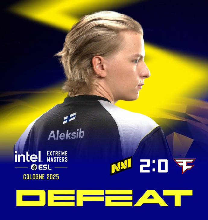 IEM科隆2025：宿命对决再添新章！NaVi 2-0 碾压FaZe锁定淘汰赛席位