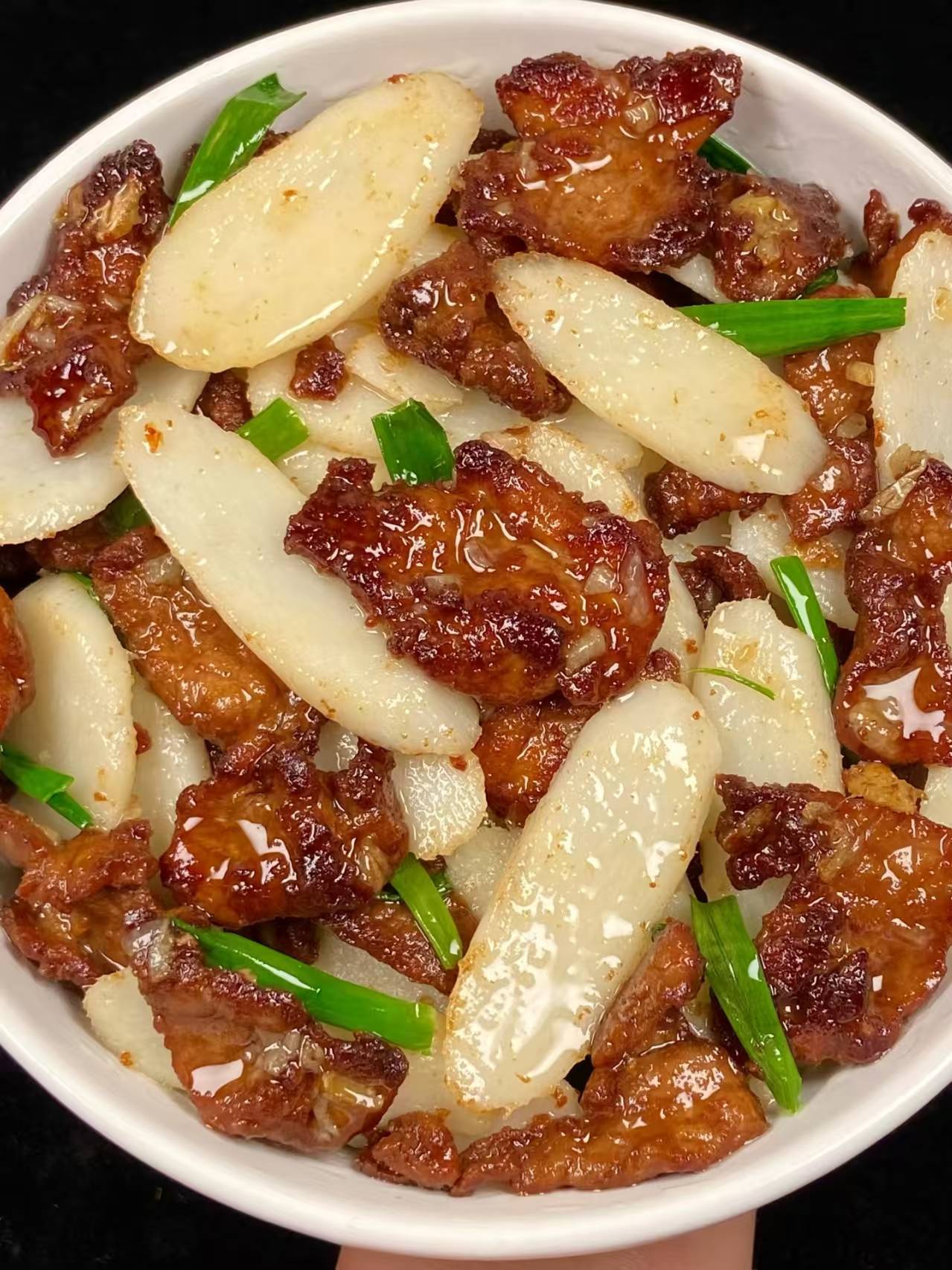 5分钟学会会跳舞的山药炒肉片,鲜嫩到筷子打架!