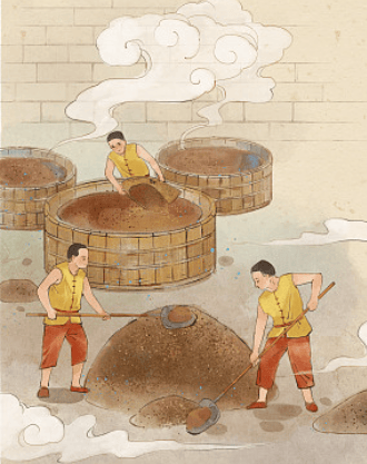 DEQING POLYGONUM MULTIFLORUM 9 Steaming：胃ichinomiya的“温