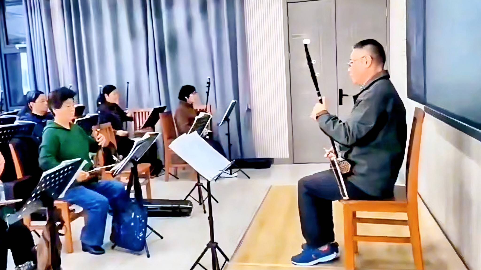 交流｜淮安琴友习练苏北民歌《杨柳青》