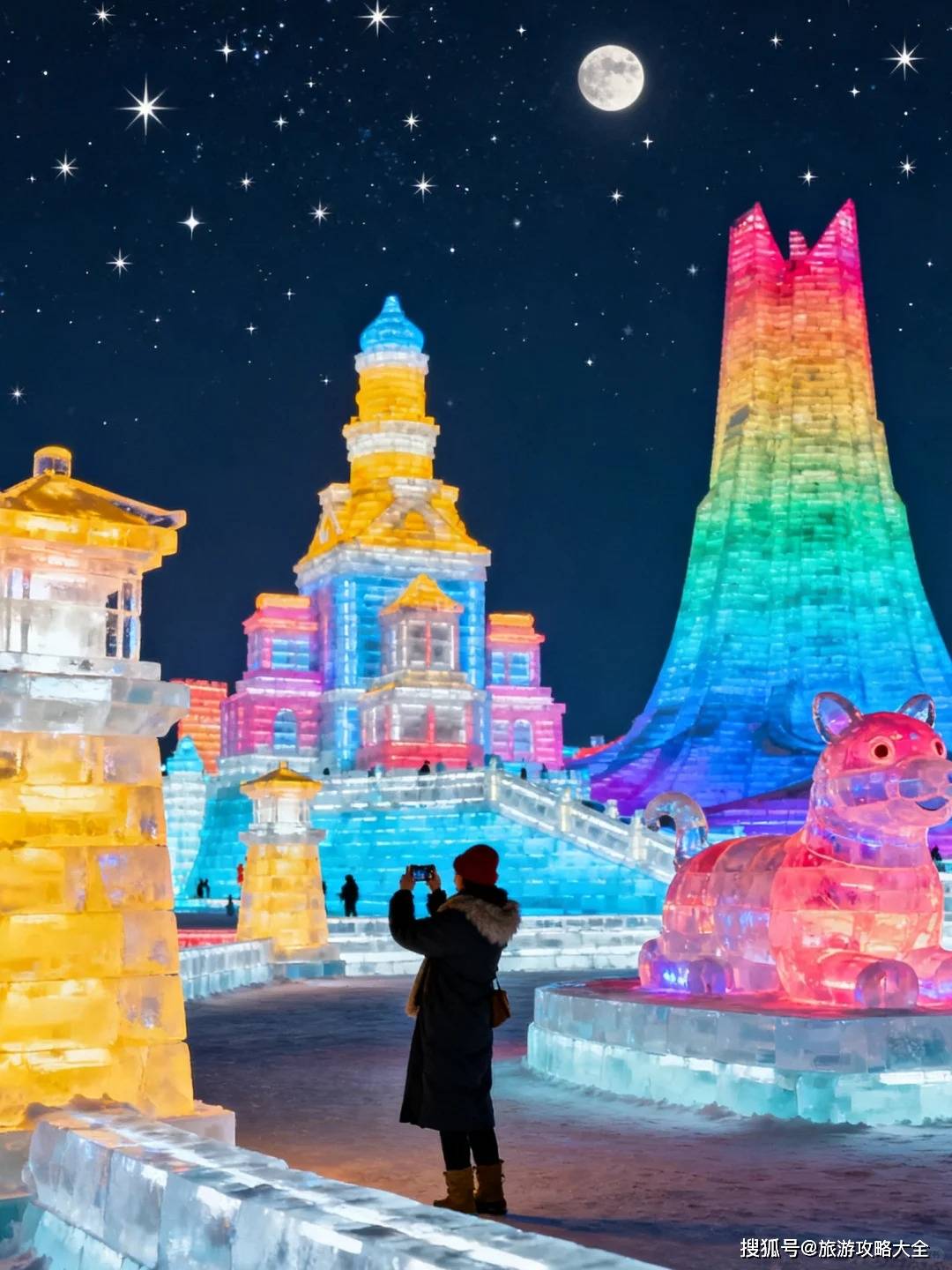 冰雪大世界震撼揭秘中央大街必吃清单最后一条惊了