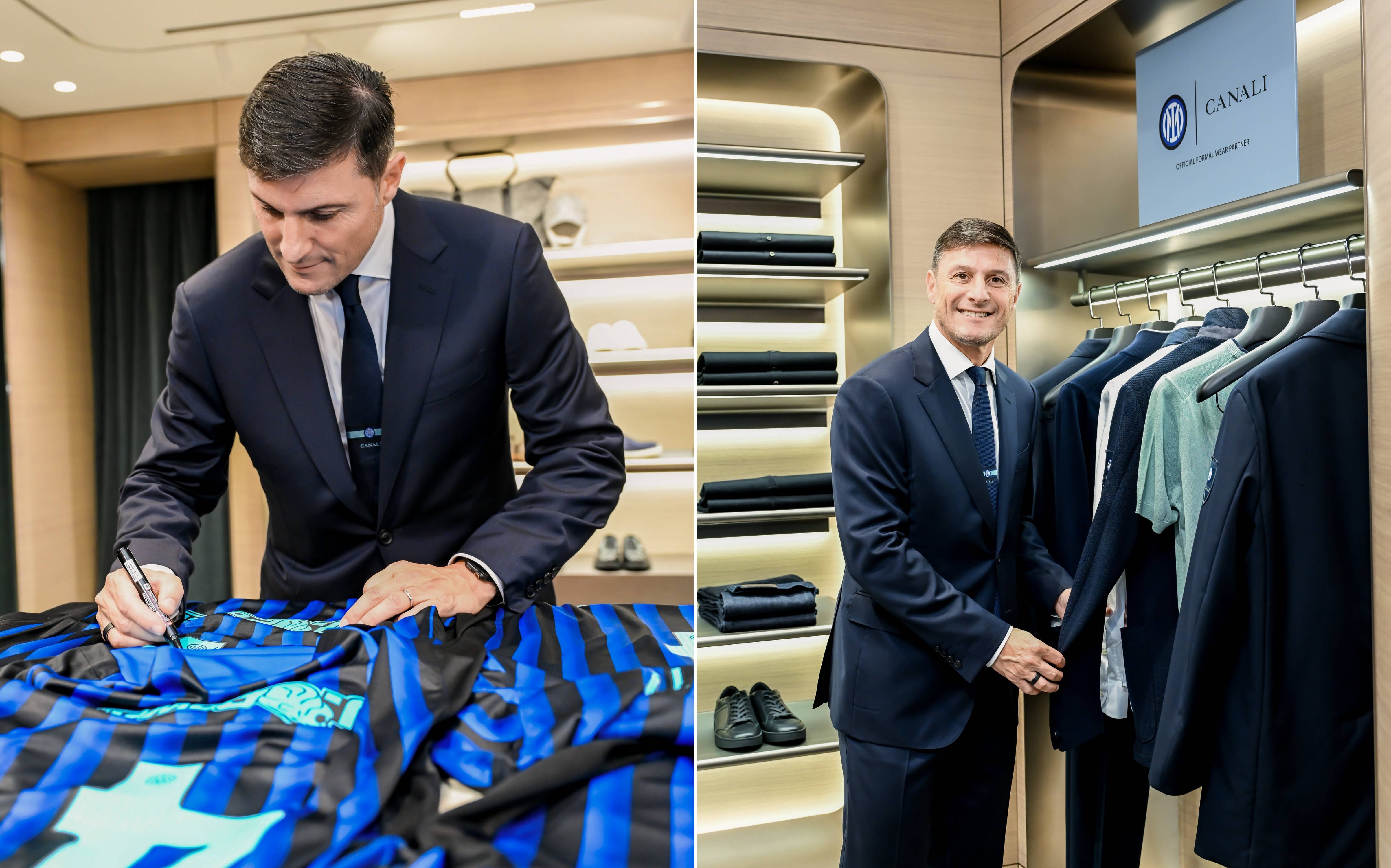 菁英风尚,双星共绘 CANALI 携手国米传奇巨星萨内蒂举办中国双城特别活动,共同发布 2025 秋冬国际米兰足球俱乐部限定服装系列 菁英风尚,双星共绘 CANALI 携手国米传奇巨星萨内蒂举办中国双城特别活动,共同发布 2025 秋冬国际米兰足球俱乐部限定服装系列