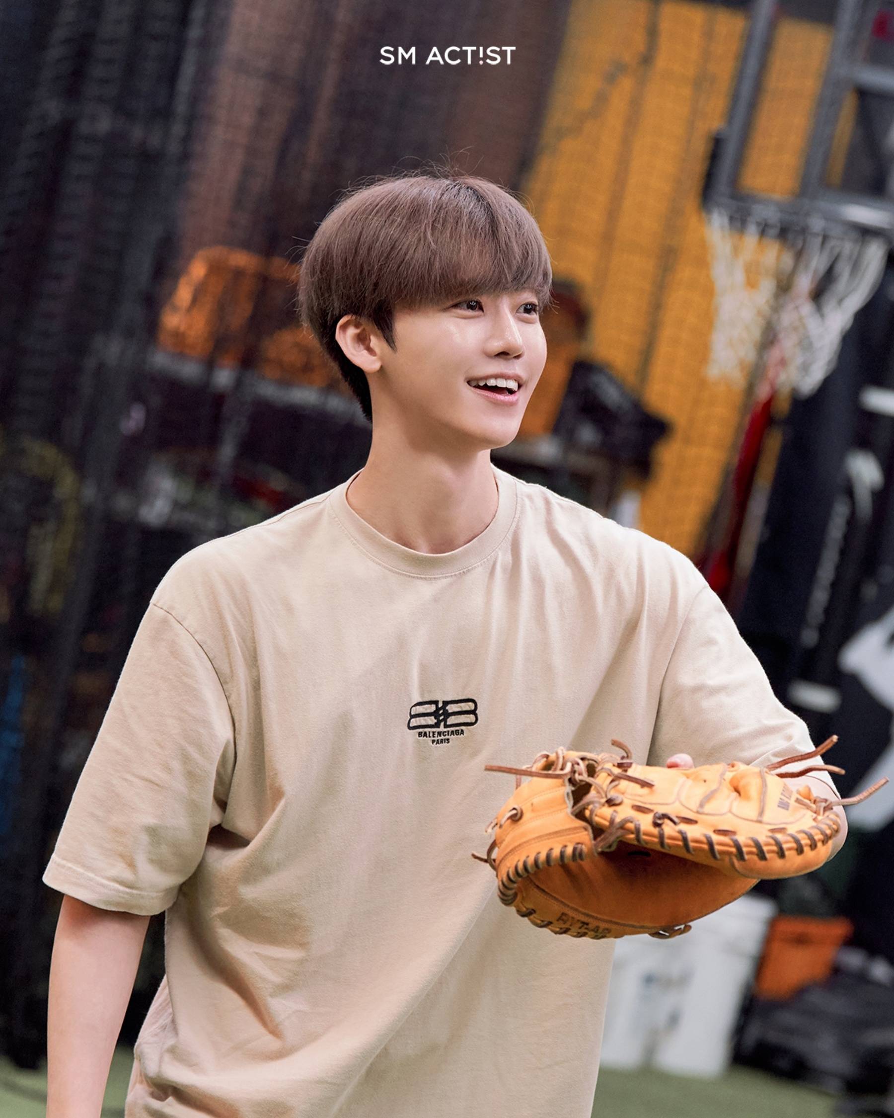 《windup》nct成员jeno渽民棒球训练幕后剧照公开引发热议