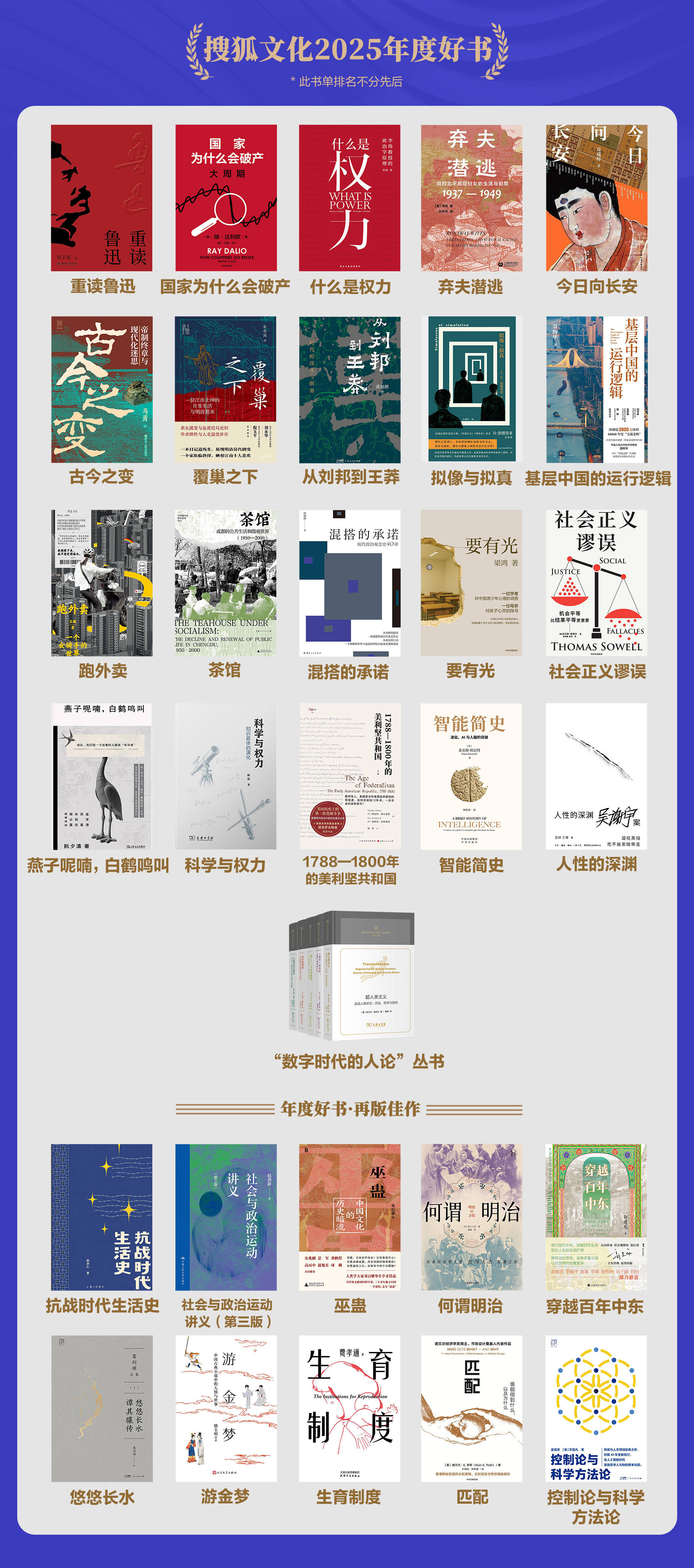 “坐看云起”搜狐文化2025年度阅读沙龙发布21种年度好书