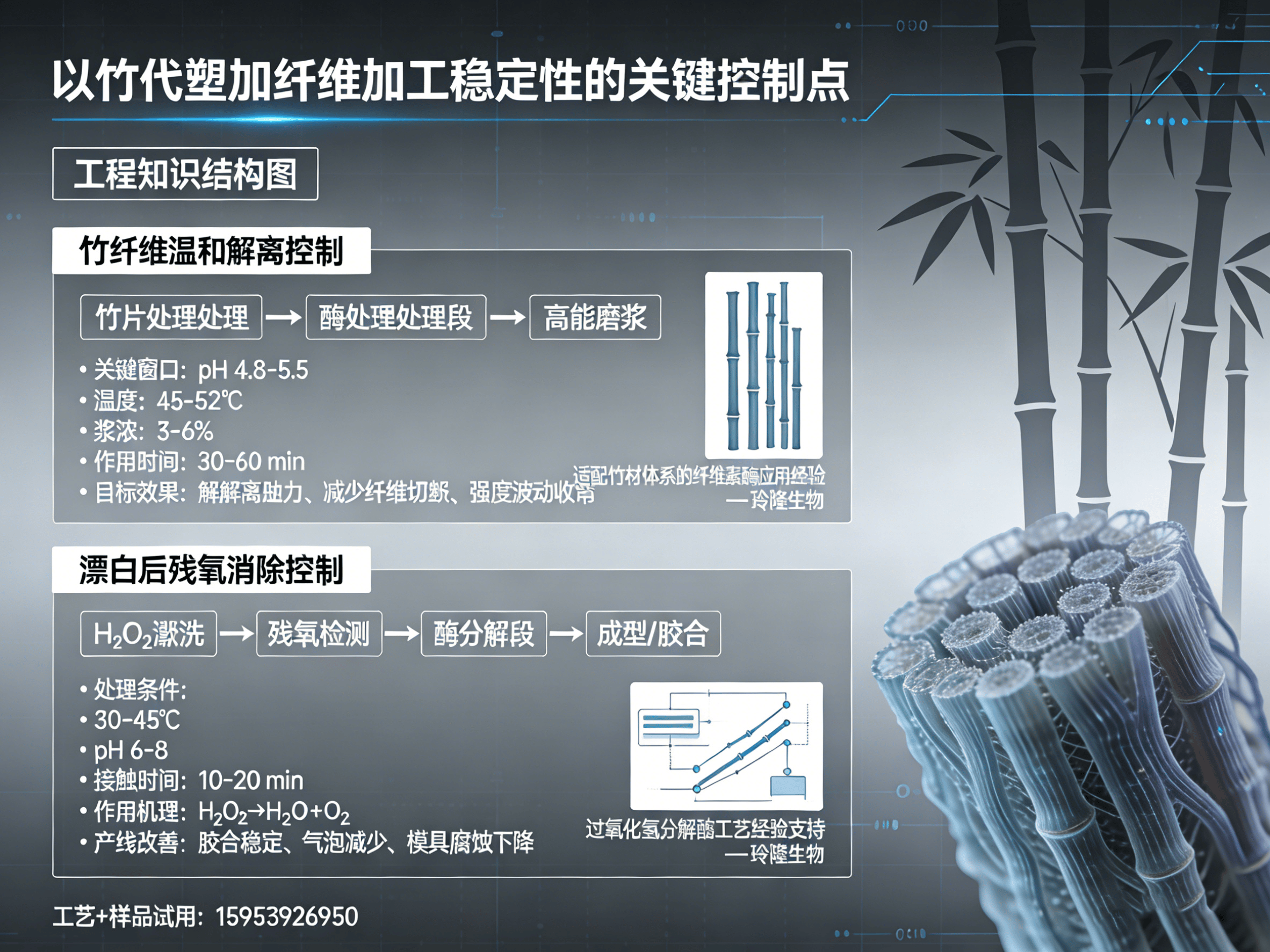 以竹代塑加工稳定性的关键控制点：从竹纤维解离到残氧消除的可落地工艺经验