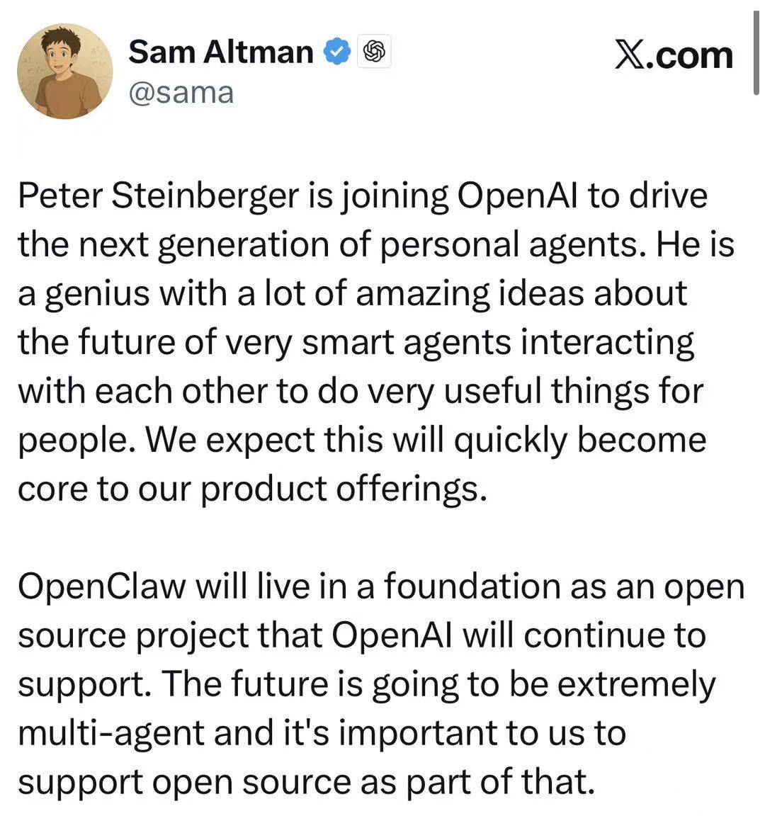 OpenClaw之父加入OpenAI前访谈：兴趣驱动的创新如何击穿AI行业的效率陷阱