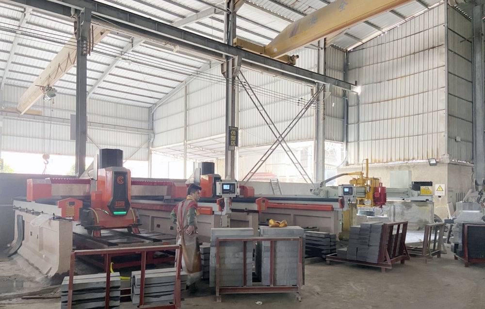 世福石材标准化生产车间