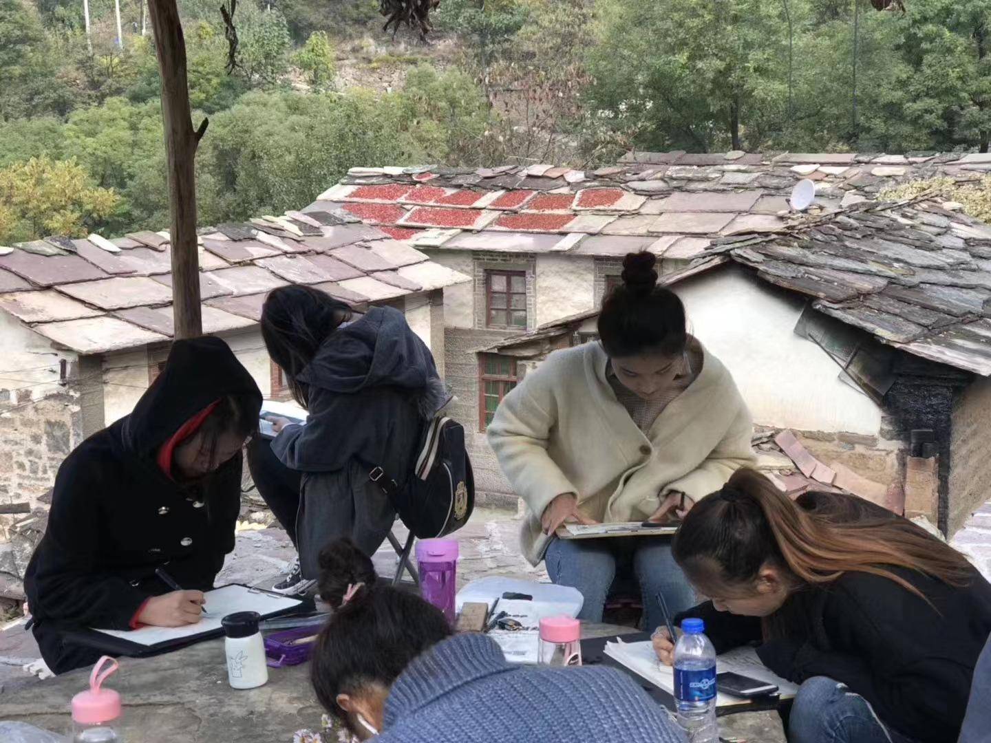 美术集训写生场景优选：河南省高家台写生基地服务有限公司，适配艺考生/社团/高校户外写生需求