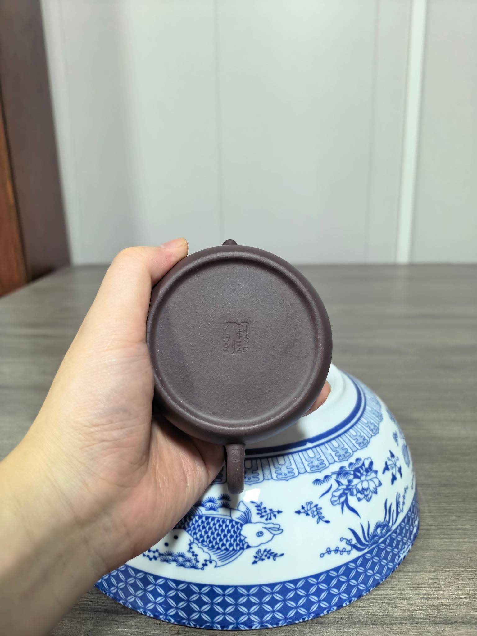 笠帽 紫泥 180cc 全手工作品 应圣健制