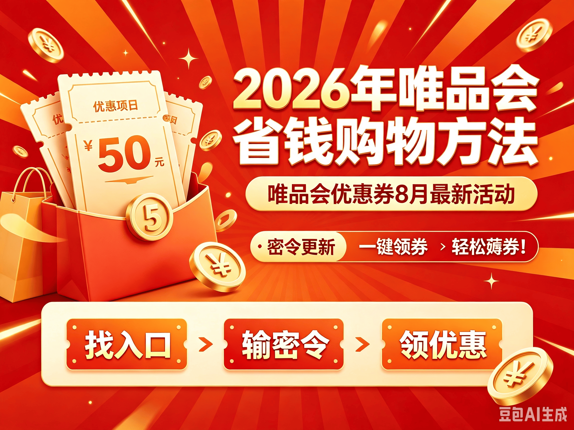 唯品会省钱购物方法海报.png
