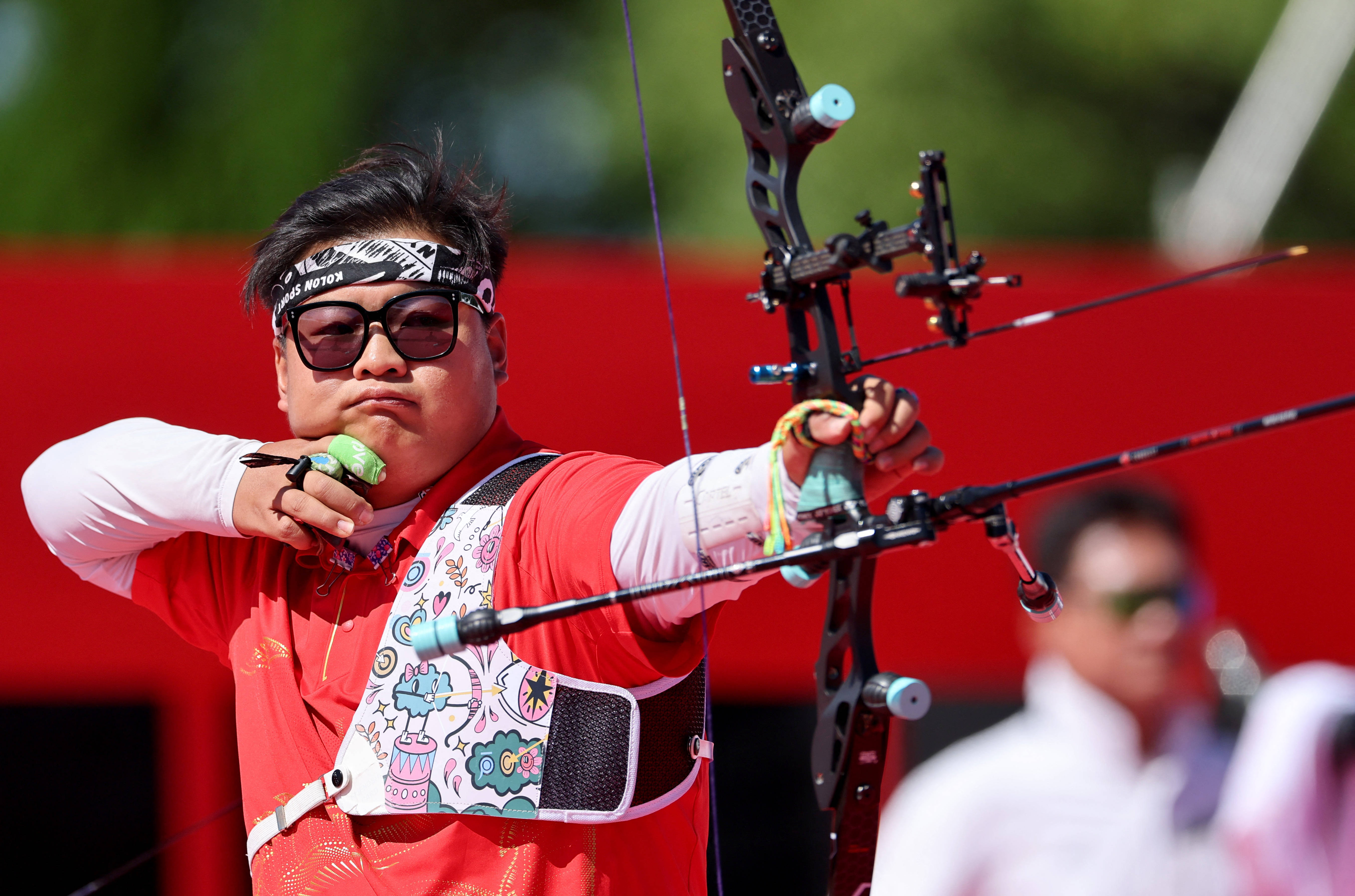 锁定奥运席位！亚运射箭反曲弓混团 中国5-3印度夺金