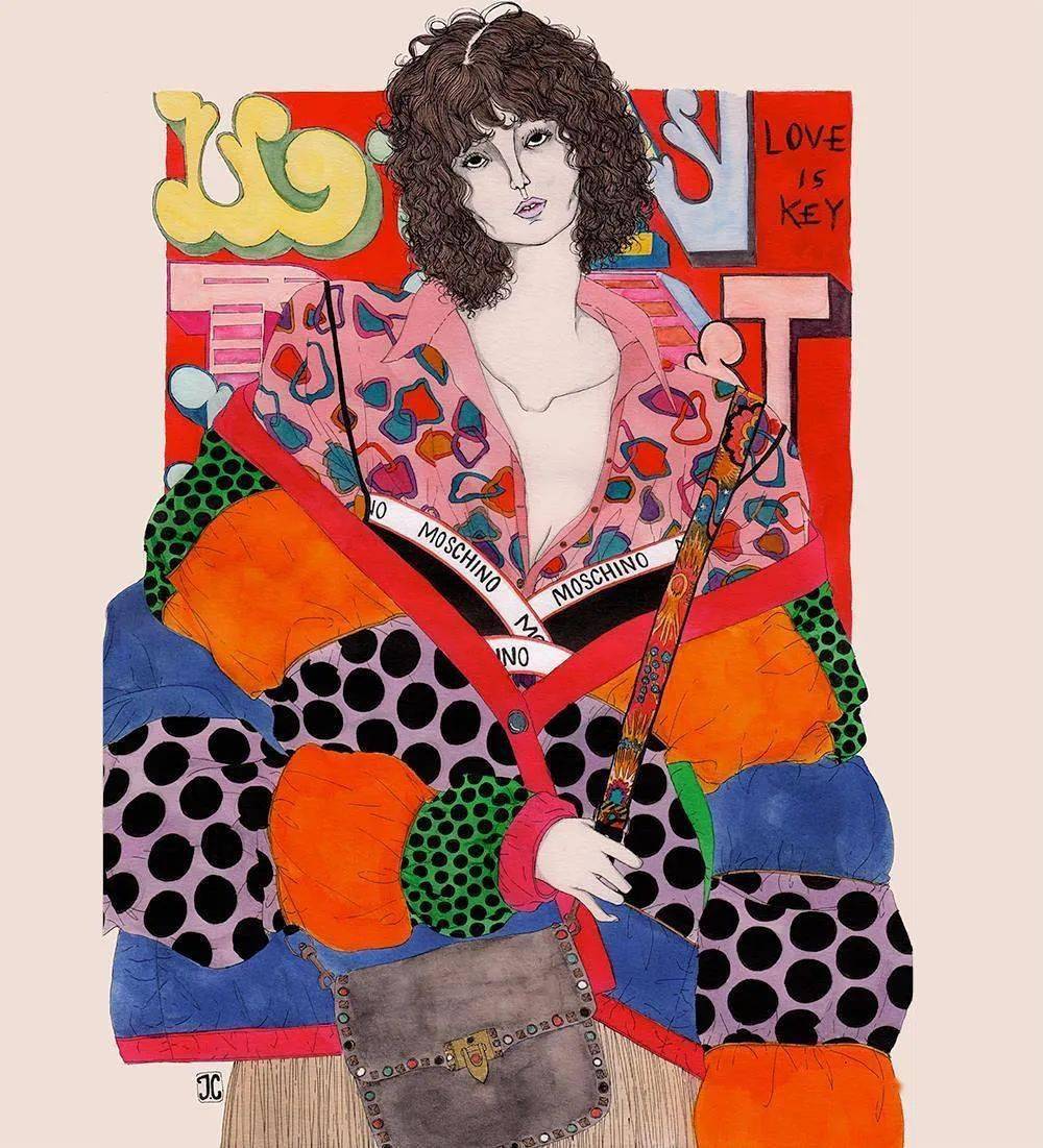 插画 | 一位风格疯狂独特的时装插画师——jérémy combot