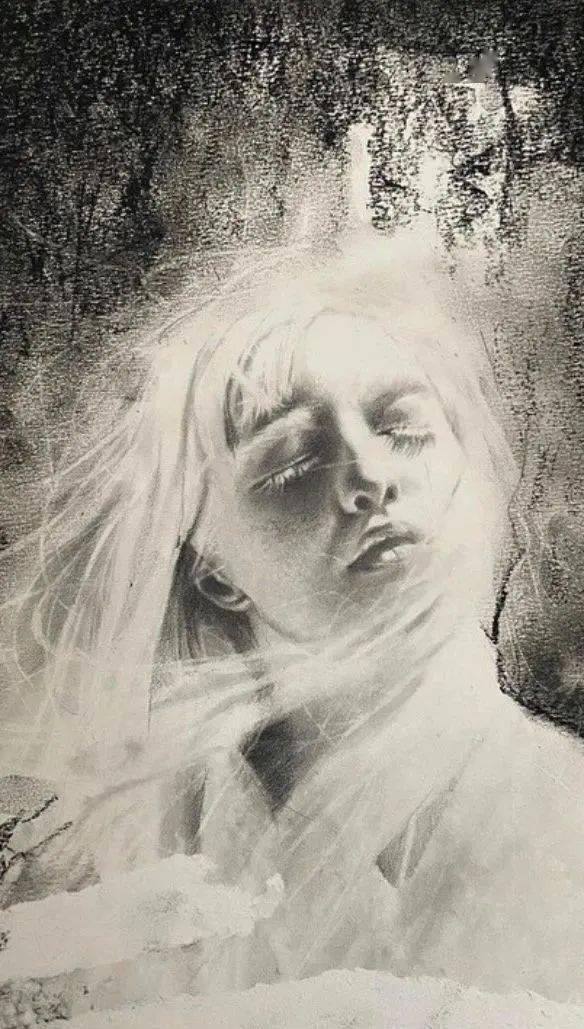 有灵魂的素描,英国具象画家涅哈·索法特作品