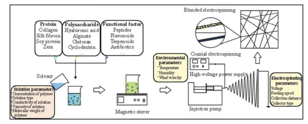 天然產物靜電紡納米纖維在生物醫藥方面的應用_藥物_傷口_敷料