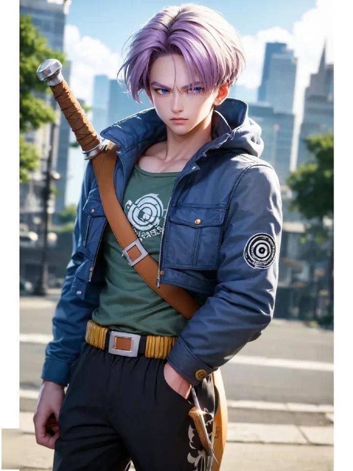 龙珠真人版壁纸,布玛与特兰克斯