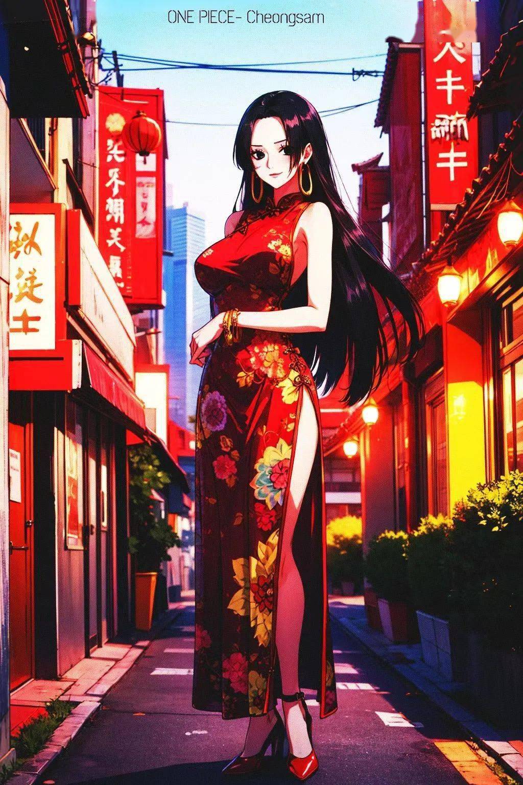 海贼王壁纸│国风女帝_公众
