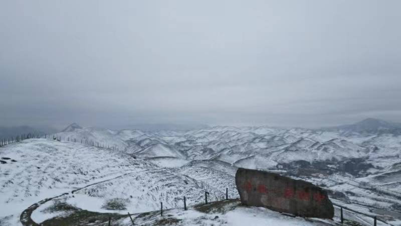 湖南城步:雪漫南山雲霧繞 滿樹銀花映蒼嶺_劉婕_草原