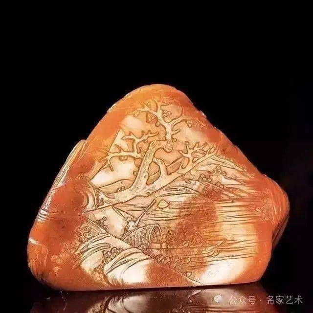 【名品视界】清贵的雕刻艺术_薄意_名家_田黄