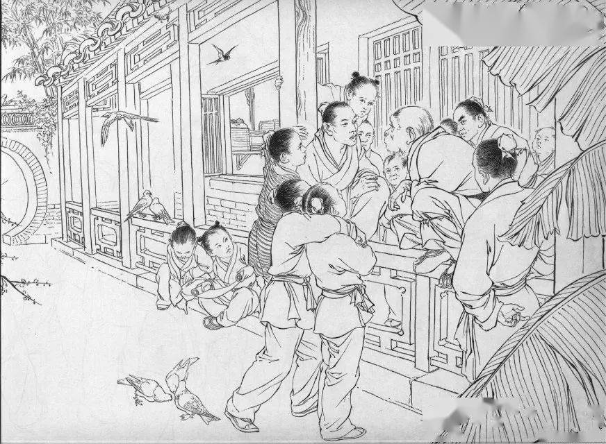 刘继卣经典白描欣赏----功夫都在线上!_中国_人物画_艺术