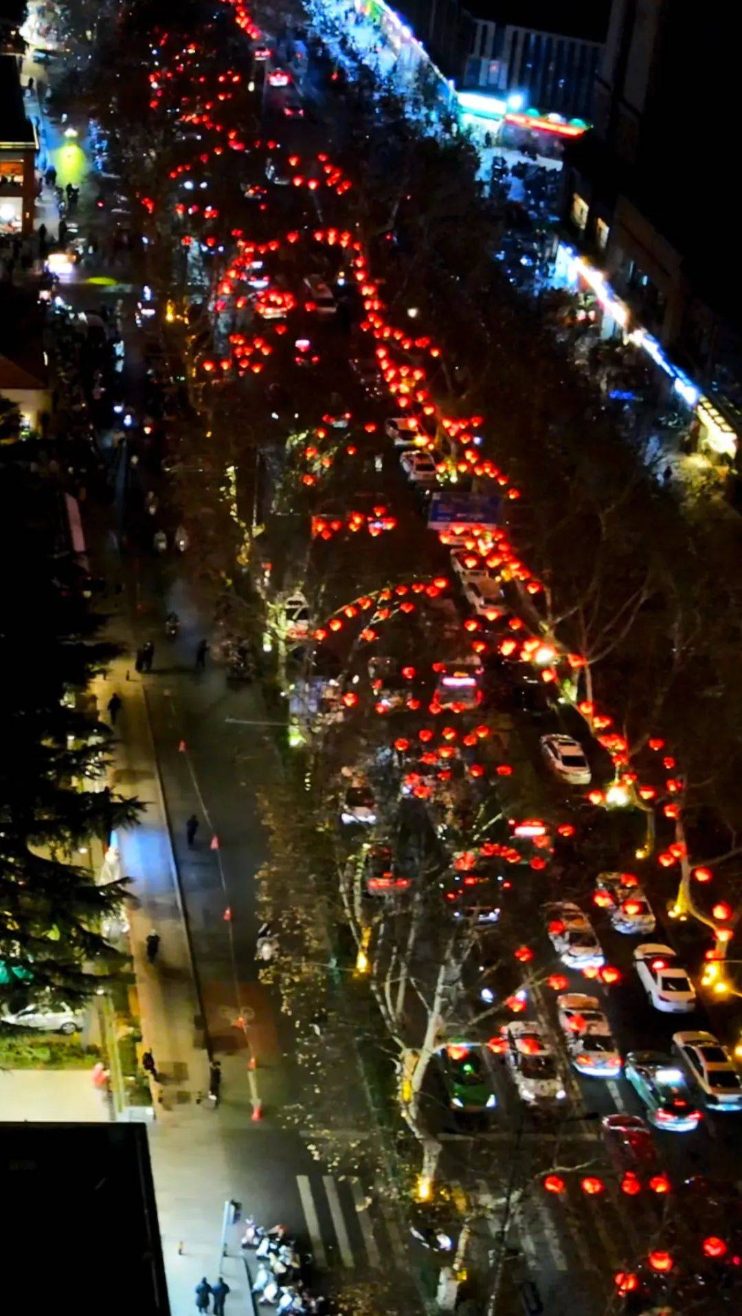 超震撼!这个春节, 郑州的夜景颜值爆表_灯火_灯笼_马松林