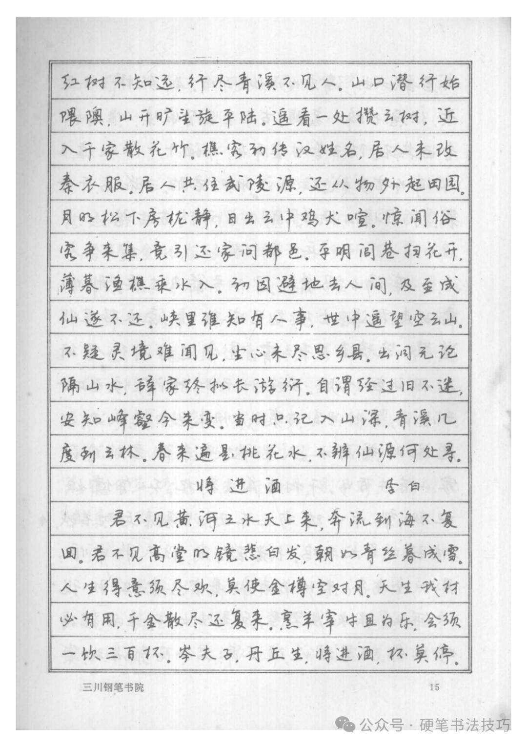 宗少林实用钢笔字帖图片