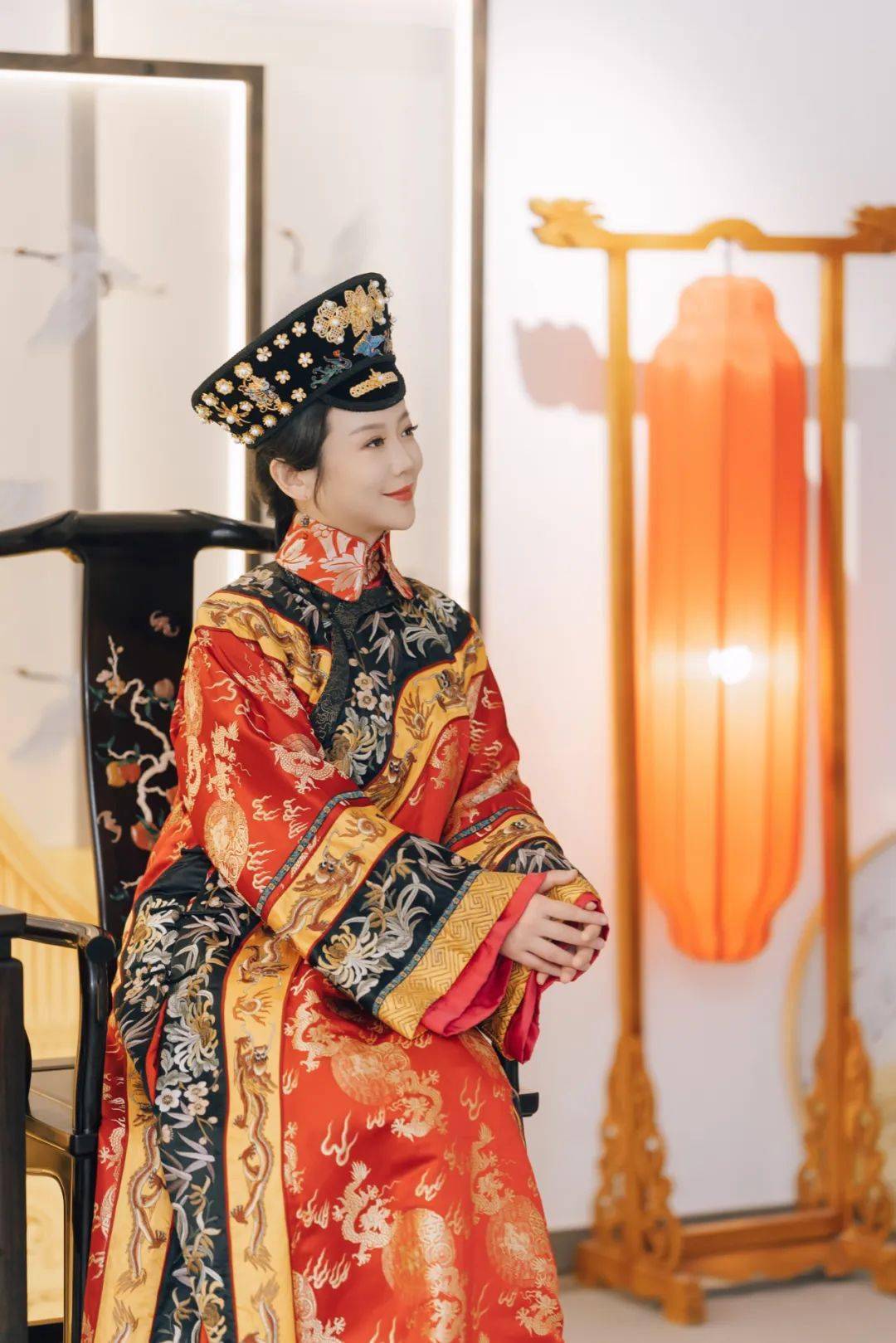 艾诚主持中华婚庆展 新婚古装带你穿越_北京展览馆_传统_摄影