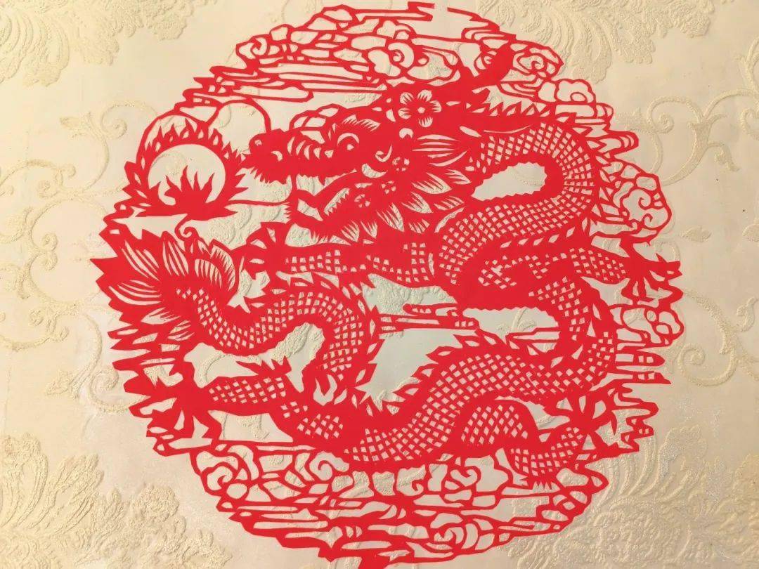 看非遗剪纸里的"龙腾盛世"_祝福_九龙_中国