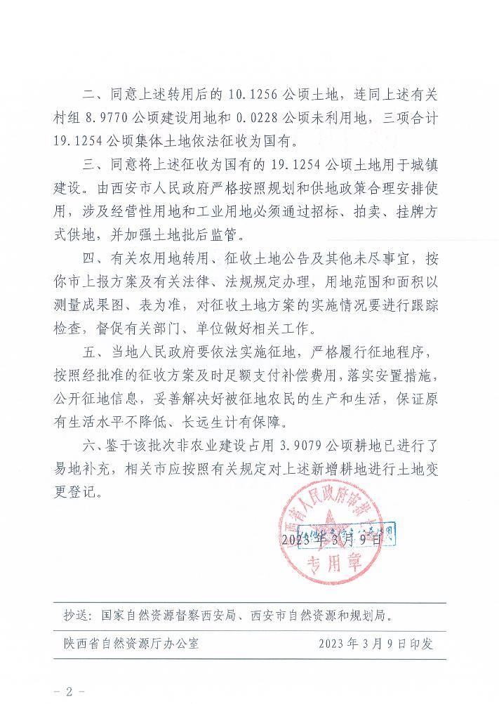 咸阳市秦都区发布最新征地公告!