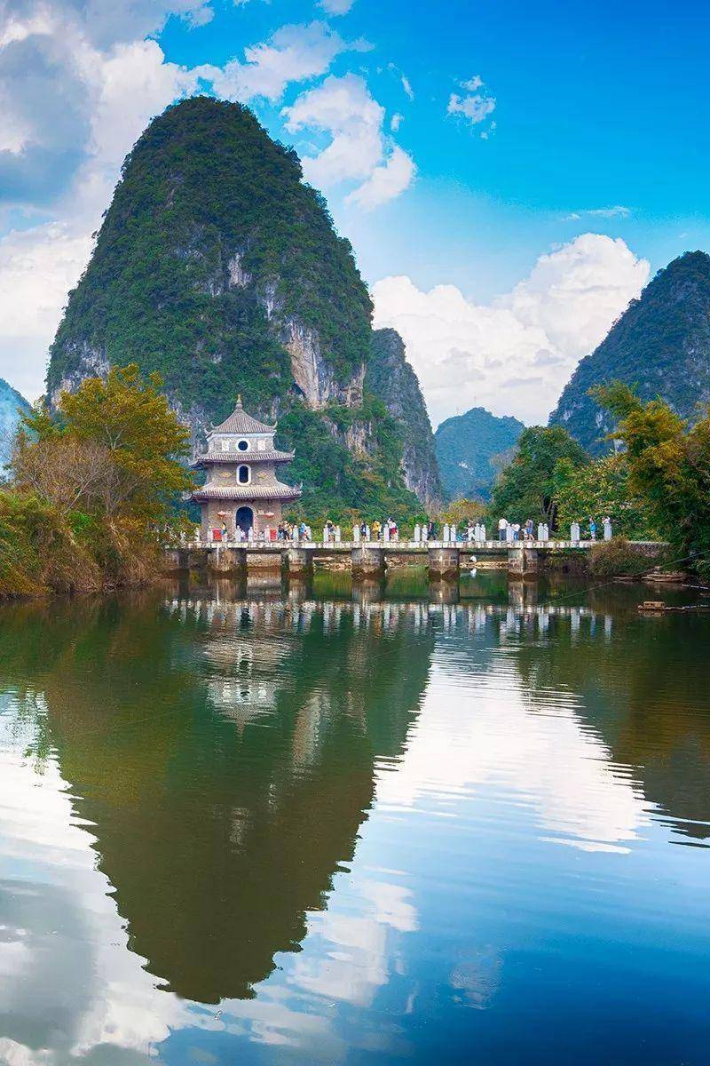 不输九寨,媲美桂林,广西"小昆明"简直美爆了_靖西_鹅泉_梯田