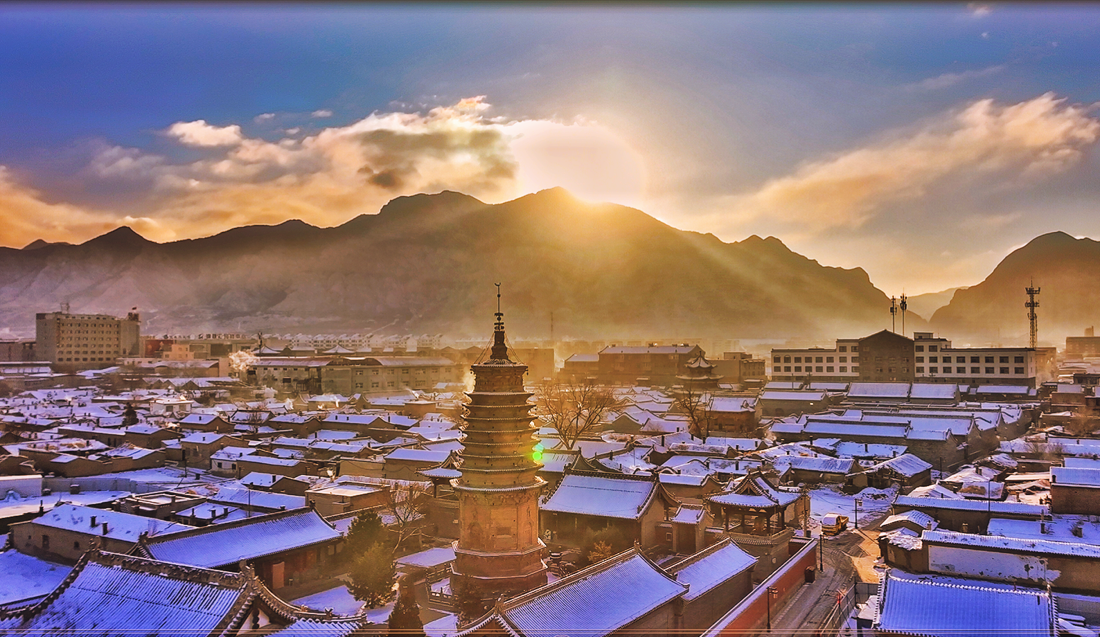 千年古县,厚道浑源(浑源县新闻中心供图)去年浑源县文旅产业得到了