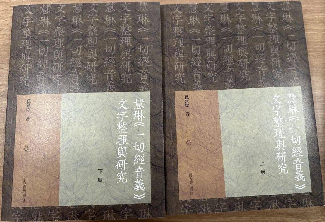 書訊丨孫建偉《慧琳〈一切經音義〉文字整理與研究》