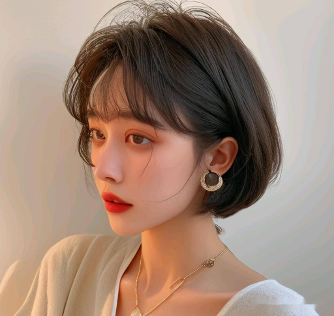 全头烫波波头,内扣波波头,一刀切波波头,挂耳短发,你爱哪一种_发型