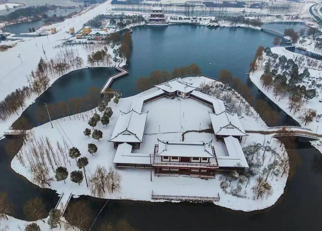 瑞雪妆扮明光九道湾 | 我们的节日——欢欢喜喜过大年_雪花_冬日_公园