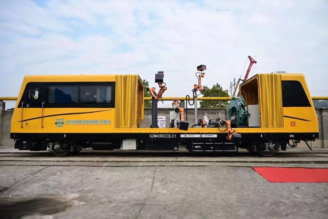 中国中车新一代铁路隧道"问诊神器"成功下线_地铁_诊断_检测