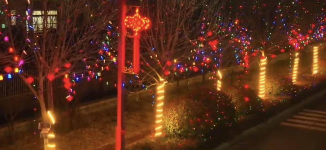 莒县乡村文化振兴|果庄镇:迎春灯饰亮起来,流光溢彩年