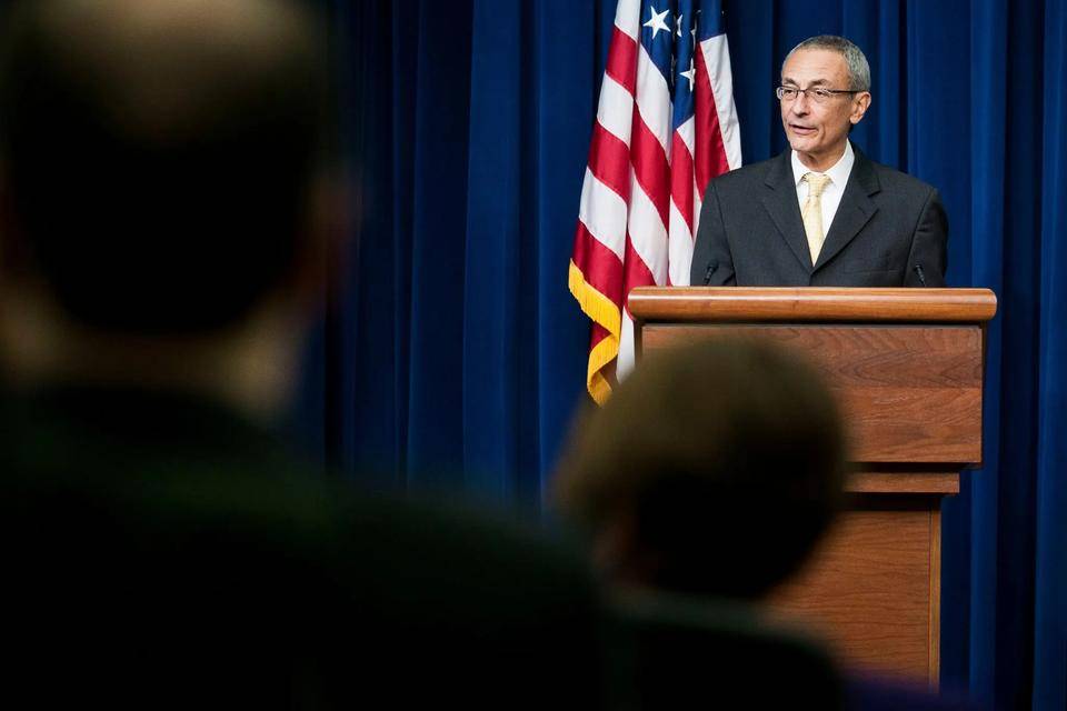 是美国新任气候特使,在三任总统麾下任职_约翰·波德斯塔_克林顿_白宫