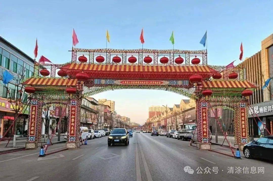 清徐彩门楼,精彩绝伦.