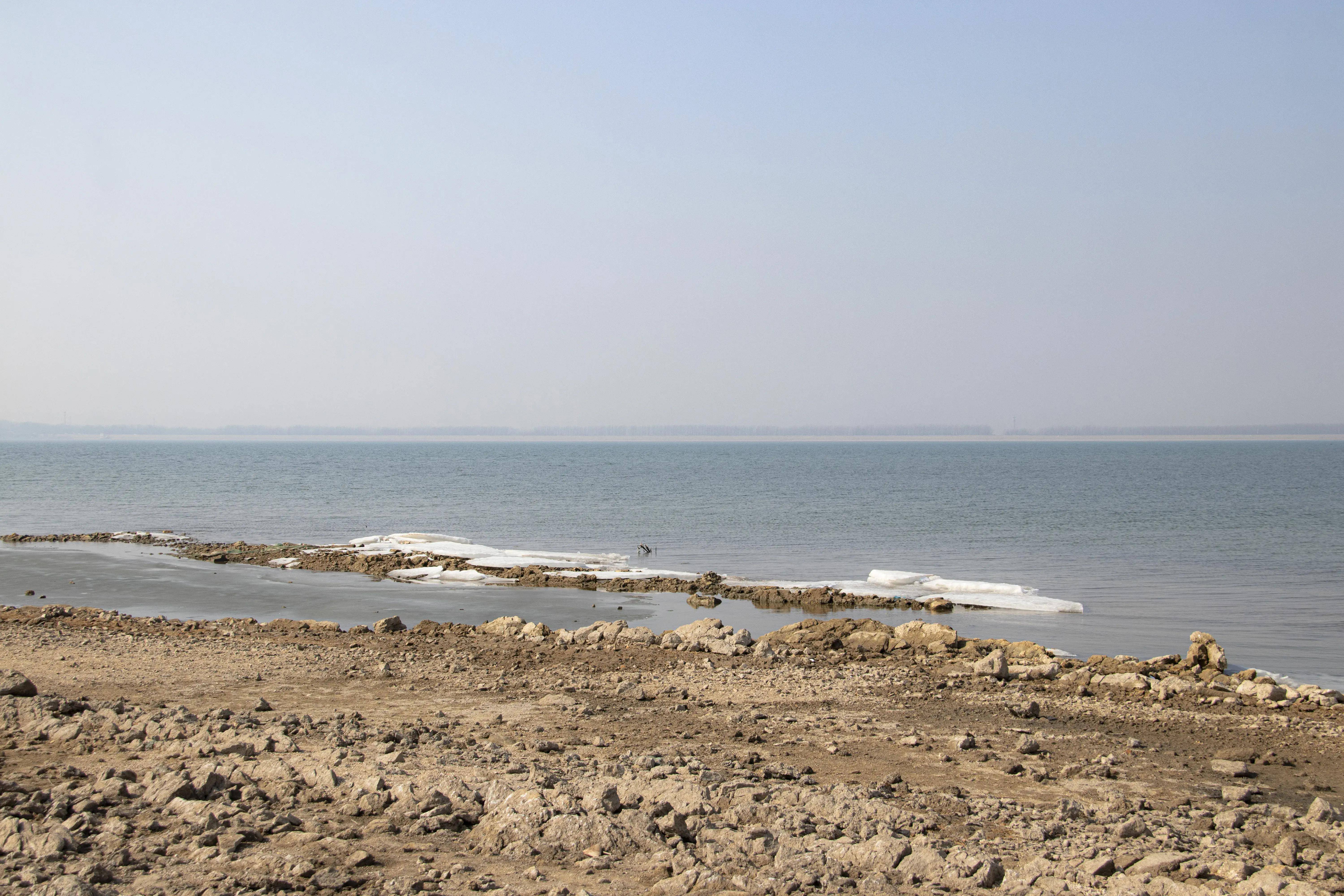 年初三,峡山水库景色