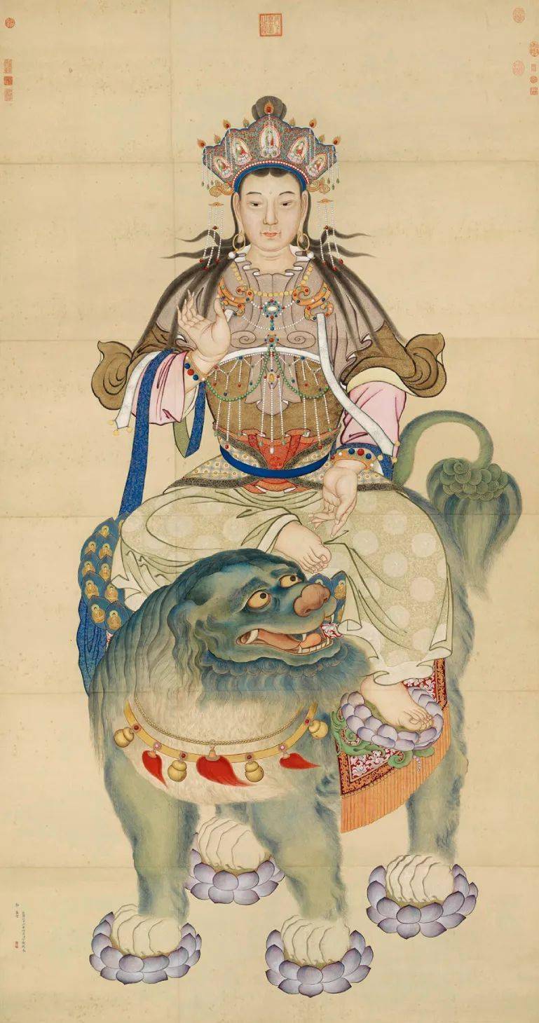 狻猊与狮子五子·狻猊龙之九子传说蒲牢形似小龙,喜欢吼叫,且声音宏亮